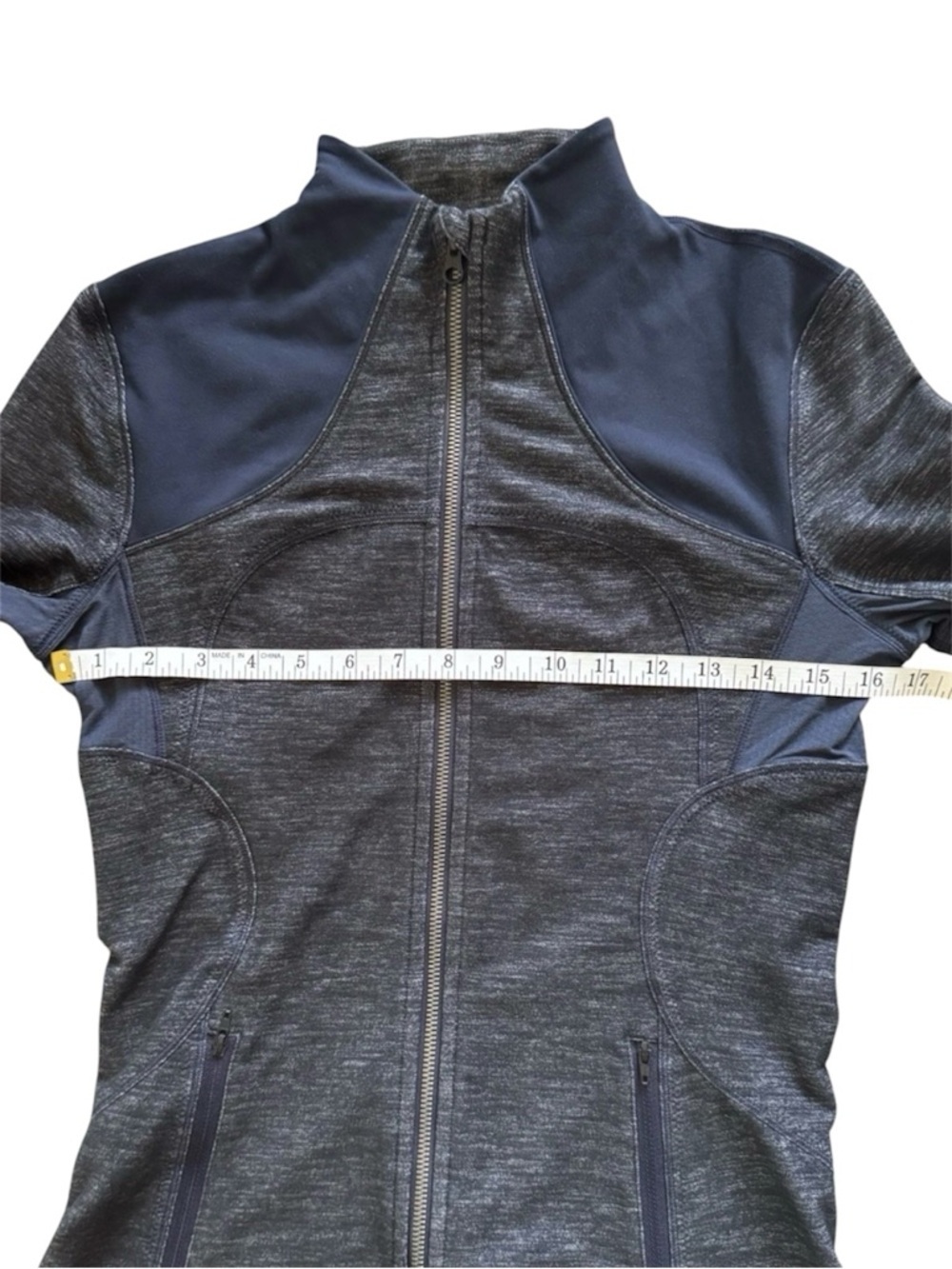 Lululemon Forme Jacket Slub Denim Inkwell Blue – Size 6 - Picture 10 of 10